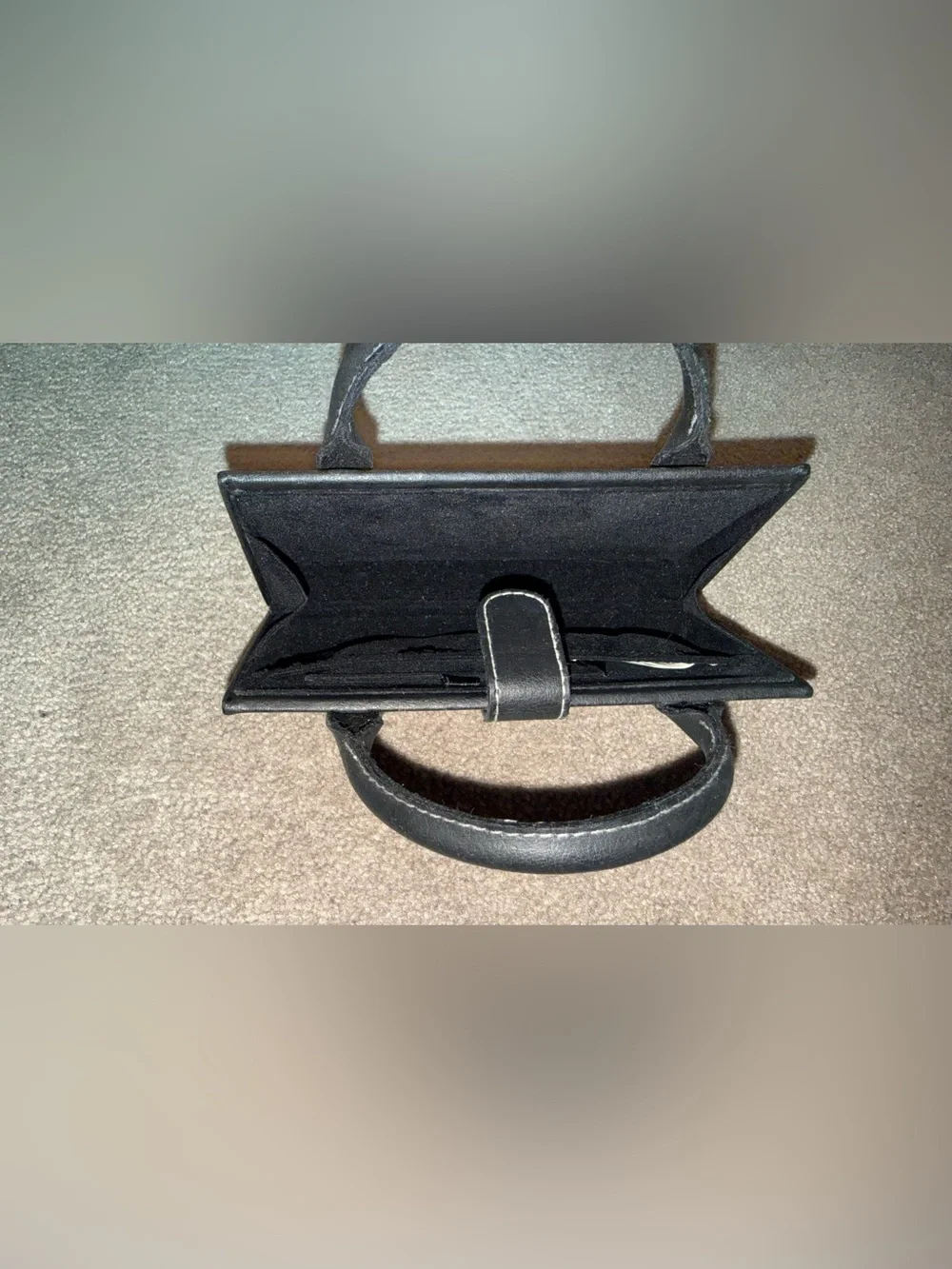 Black Leather Eye-glass travel case